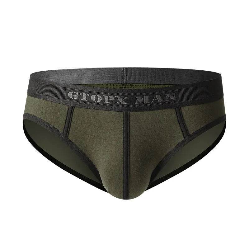 Otopx Thread Cotton Single-layer Elastic Briefs Pant underwear men