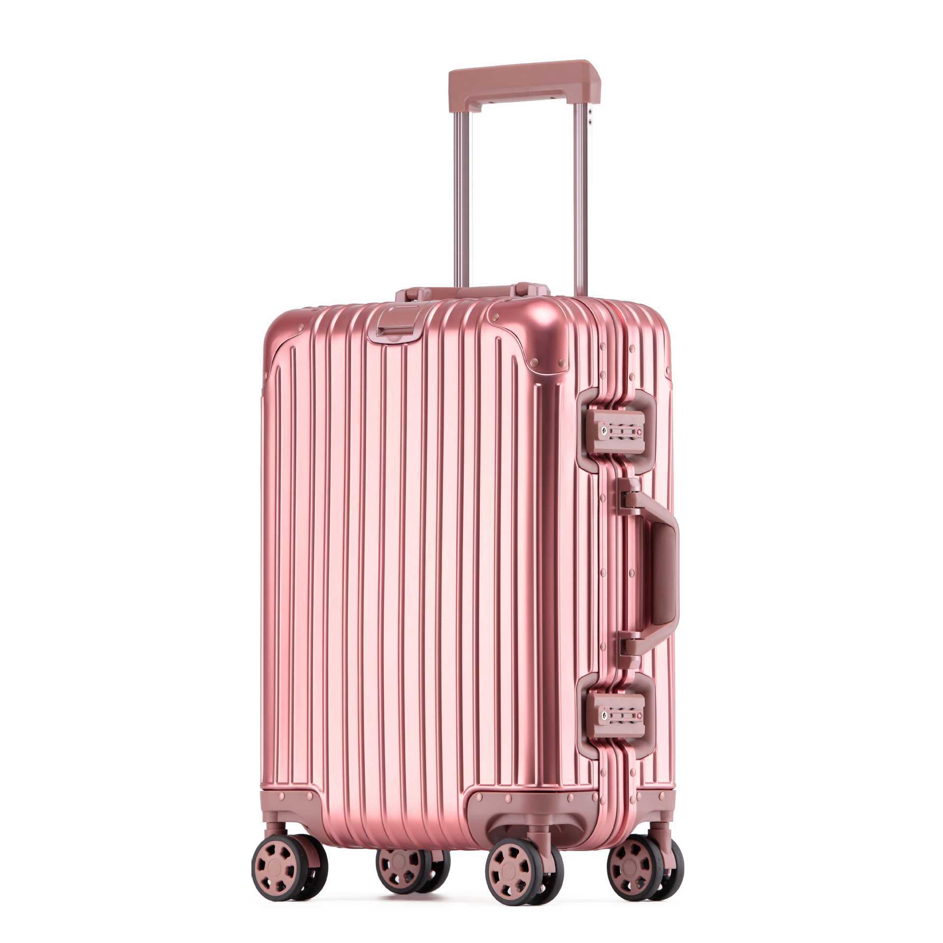Drop-Resistant All-Aluminum-Magnesium Alloy Luggage For Travel