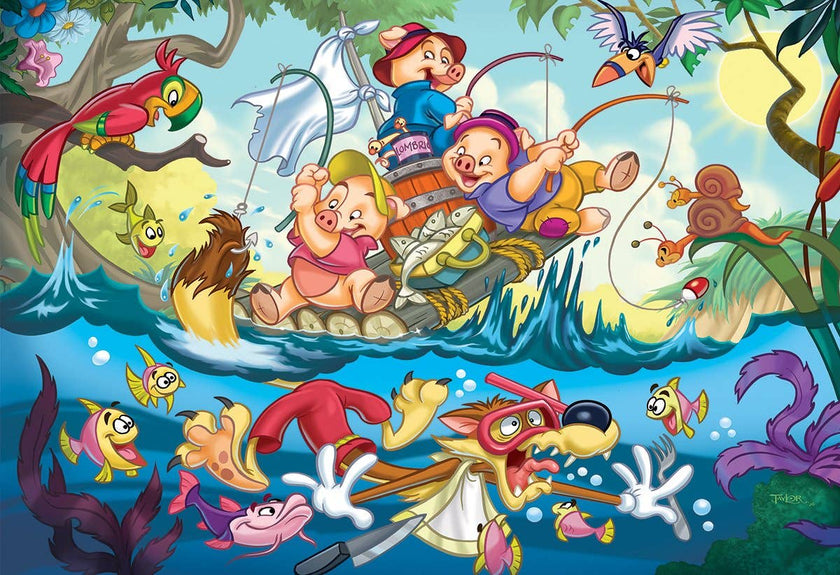 Eurographics Puzzles Canada - The Three Little Pigs - Premium Quality