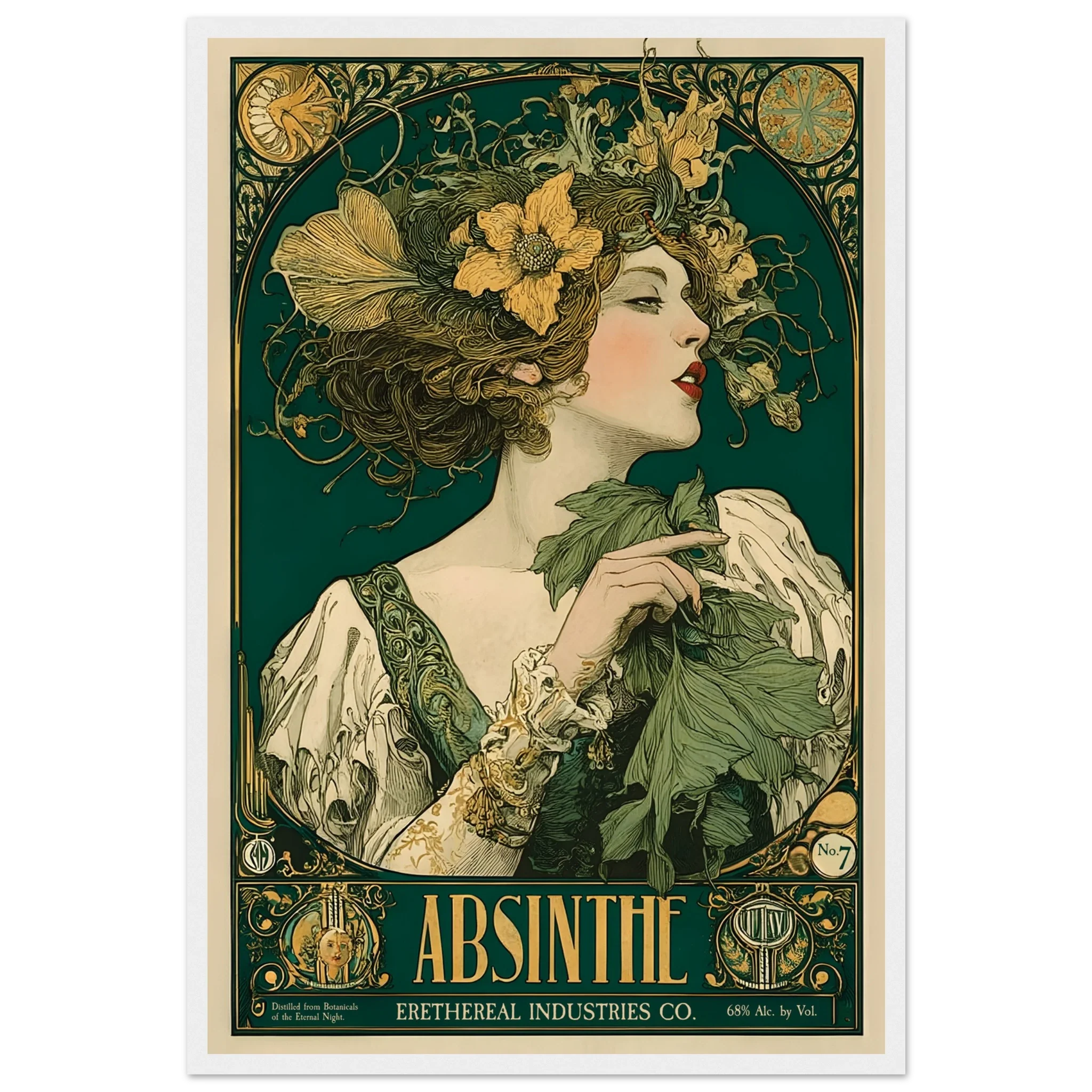 L’Absinthe d’Ombre - Poster & Framed Print