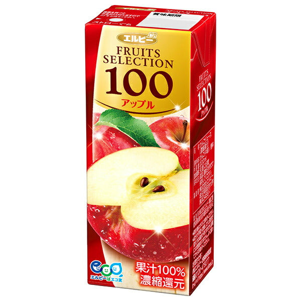 LB Fruit Selection Pomme 100% paquet papier 200ml x 24 pièces 