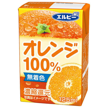 LB Orange 100% 125ml paper pack x 30 bottles 