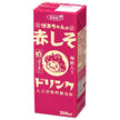 Elvie Grandma's Red Shiso Drink 200ml paper pack x 24 pieces [shipped in Japan]