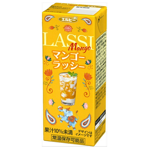 エルビー マンゴーラッシー 200ml紙パック×24本入【日本出荷】
