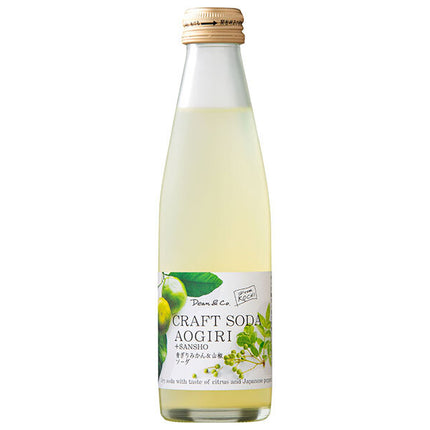 Marukai Dean&Co. Dean & Co. Aogiri Mikan & Sansho Soda 195ml bottle x 24 bottles [Shipped in Japan]