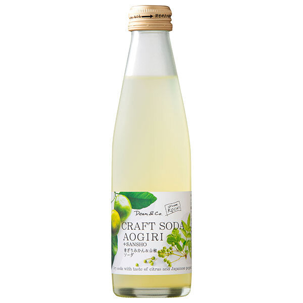 Marukai Dean&Co. Dean & Co. Aogiri Mikan & Sansho Soda 195ml bottle x 24 bottles [Shipped in Japan]
