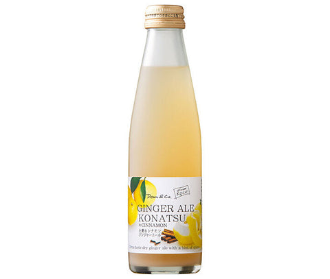 Marukai Corporation Dean&Co. Konatsu & Cinnamon Ginger Ale bouteille de 195 ml x 24 bouteilles