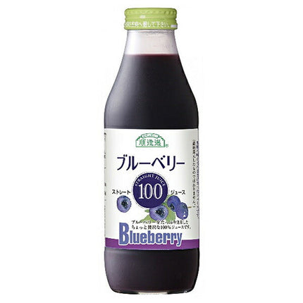マルカイ 順造選 ブルーベリー100 500ml瓶×12本入【日本出荷】