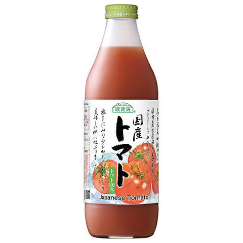 Marukai Junzosen Pure Tomato Juice 1000ml Bottle x 12 (6 x 2) 