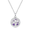 Open Round Hollow Perfume Box Necklace
