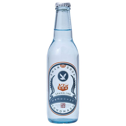 Yumasu Beverage Swan (unsweetened carbonated) 330ml bottle x 24 bottles [shipped in Japan]