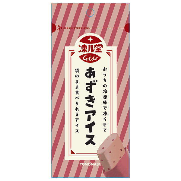 [11/25~ 10% off all products!!] Tomomasu Drink Koru-do Azuki Ice Cream 80g pouch x 36 pieces 