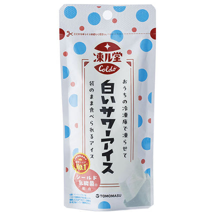友桝飲料 凍ル堂 白いサワーアイス 80gパウチ×36本入