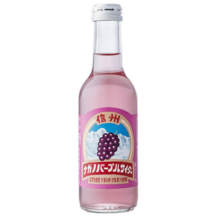 Yumasu Beverage Nagano Purple Cider 245ml bottle x 24 bottles [shipped in Japan]