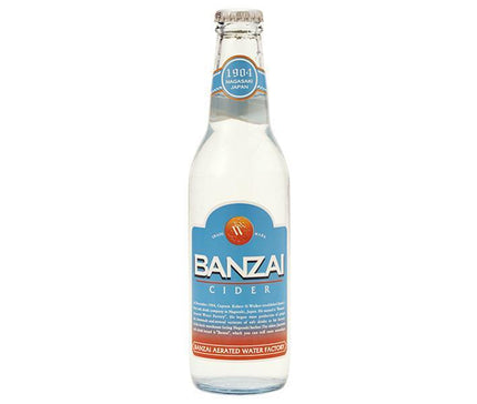 Yumasu Beverage Banzai Cider 330ml bottle x 24 bottles [shipped in Japan]