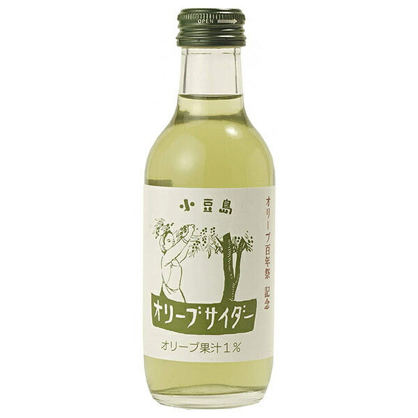 友桝飲料 オリーブサイダー 200ml瓶×24本入
