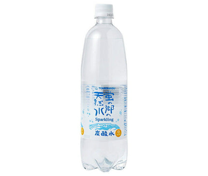 Tomomasu Beverages Hotaru no Sato Natural Water Sparkling 1L PET bottles x 15 bottles [Shipped in Japan]