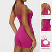 Sleeveless Bodycon Exercise Workout Gym Romper Women Short Workout Jumpsuit Yoga Jumpsuit