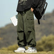 Autumn And Winter Straight Casual Wide-leg Corduroy Baggy Cargo Pant Overalls Men
