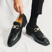Men's Korean Style Low-Top Business Casual Leather Shoes – Pointed Toe PU