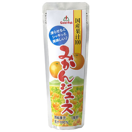 Gold Pack Domestic Mandarin Juice 80g pouch x 20 bottles [shipped in Japan]