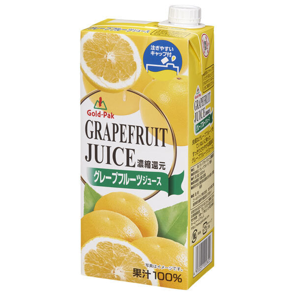 Gold Pack Grapefruit Juice 1L paper pack x 6 bottles [shipped in Japan]
