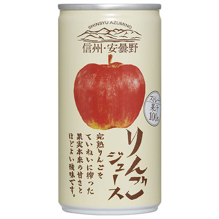 Gold Pack Shinshu Azumino Apple Juice 190g can x 30 bottles [Shipped in Japan]