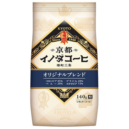 Key Coffee Kyoto Inoda Coffee Original Blend (Powder) 140g x 6 bags [Shipped in Japan]