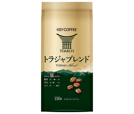 キーコーヒー トラジャブレンド(豆) 150g×6袋入