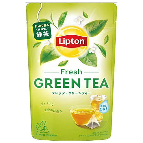 キーコーヒー リプトン グリーンティー フレッシュ 14p×6袋入【日本出荷】