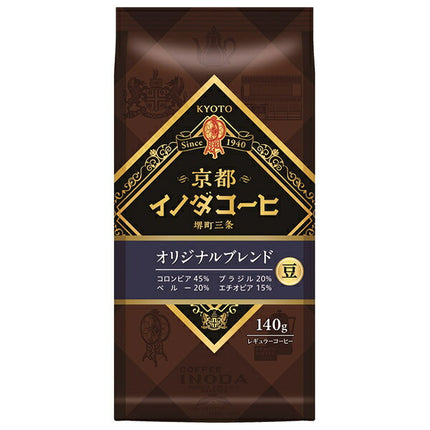 Key Coffee Kyoto Inoda Coffee Original Blend (Beans) 140g x 6 bags [Shipped in Japan]