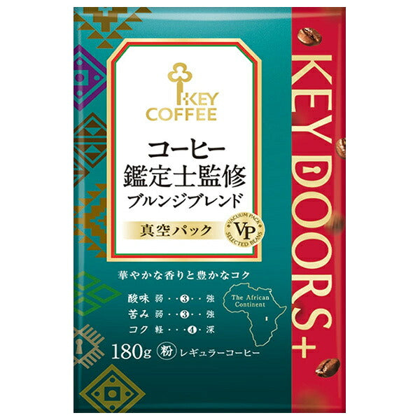 KEY COFFEE KEY DOORS+ Burundi Blend (Ground), Supervised by a Coffee Expert, 180g x 6 Bags [Ships from Japan]