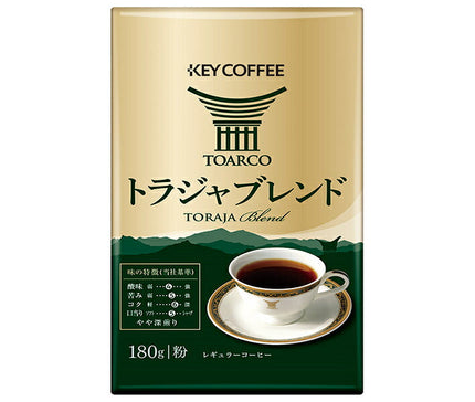 Key Coffee VP (Vacuum Pack) Toraja Blend (Powder) 180g x 6 bags [Shipped in Japan]