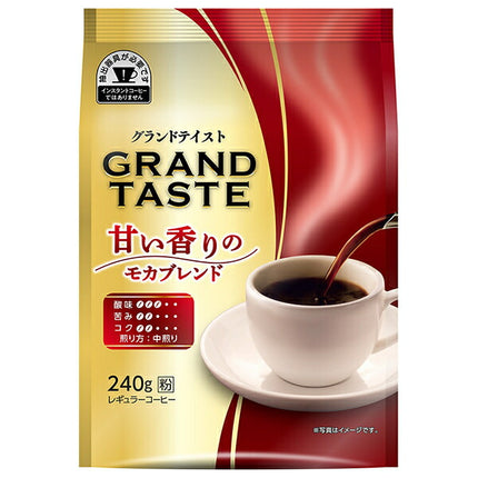 Key Coffee Grand Taste Sweet Scented Mocha Blend 240g x 6 bags [Shipped in Japan]