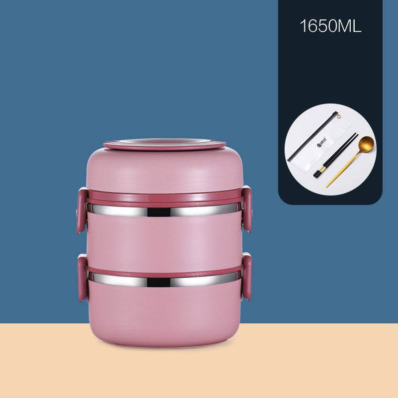 304 Stainless Steel Multi-layer Thermal insulated lunch container