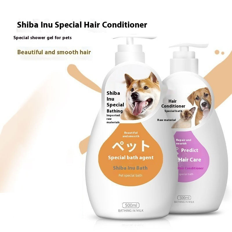 Pet Shower Gel & Shampoo – Breed-Specific Formula for Dogs & Cats | Deodorizing Bath Wash