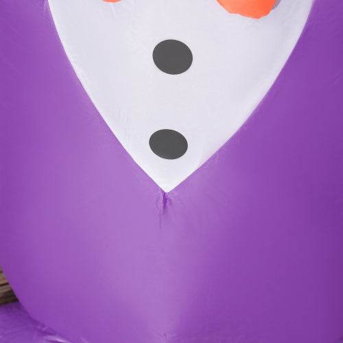 Outsunny 6ft Inflatable Halloween Decoration Bat, Blow Up Outdoor LED Yard Display, Waterproof