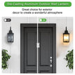Large Outdoor Glass Wall Light Supports Many Types Of Bulbs -2 Packs