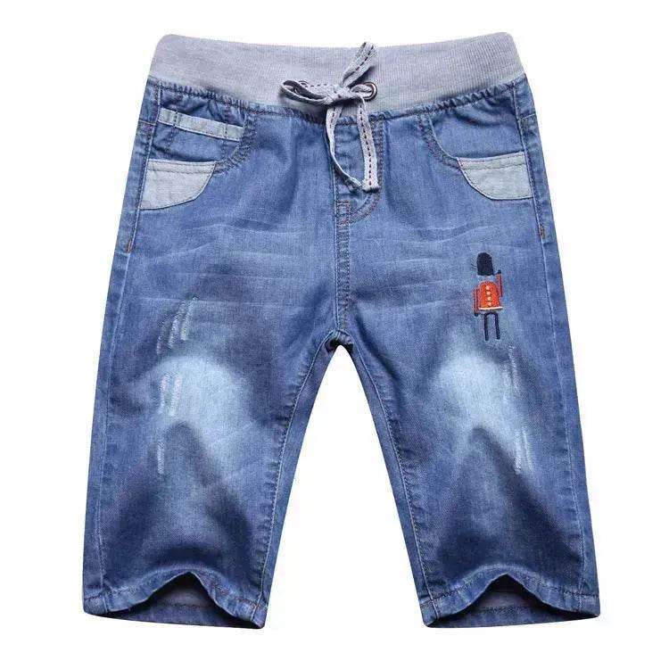 Simple And Versatile Casual Boys' Denim Capris Denim Pant Trouser for boys