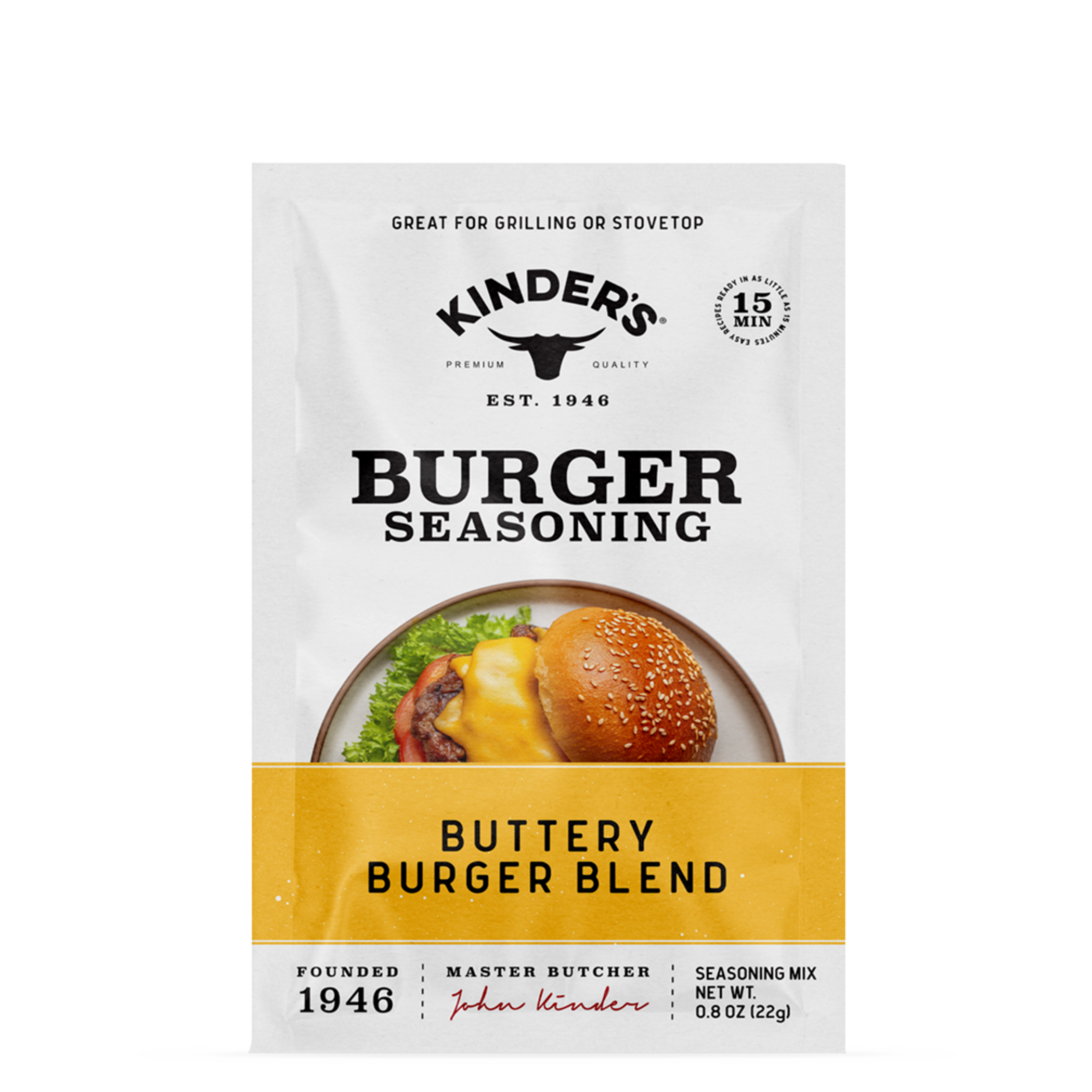 Kinder's Buttery Burger Blend Seasoning