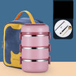 304 Stainless Steel Multi-layer Thermal insulated lunch container