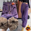 Leisure Trousers – Cotton Thick Flannel Sports Pants for Women