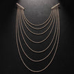 Multi layer Rhinestone Hair Chain Bridal Hair chain clip