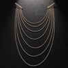 Multi layer Rhinestone Hair Chain Bridal Hair chain clip