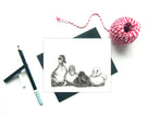 Baby ducklings Greeting Card