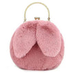Baby Girl Fashion chain ear plush handbag