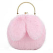 Baby Girl Fashion chain ear plush handbag