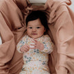 Baby Long-Sleeve Bamboo Onesie | Strawberry Patch