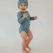 Baby Long-Sleeve Bamboo Onesie | Strawberry Patch