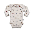 Baby Long-Sleeve Bamboo Onesie | Market Veggies